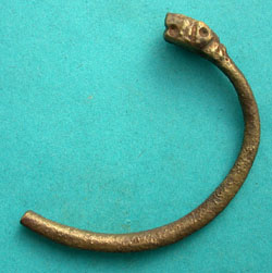 Bracelet, Celtic, Lion, Fragment, 4th-1st Cent BC